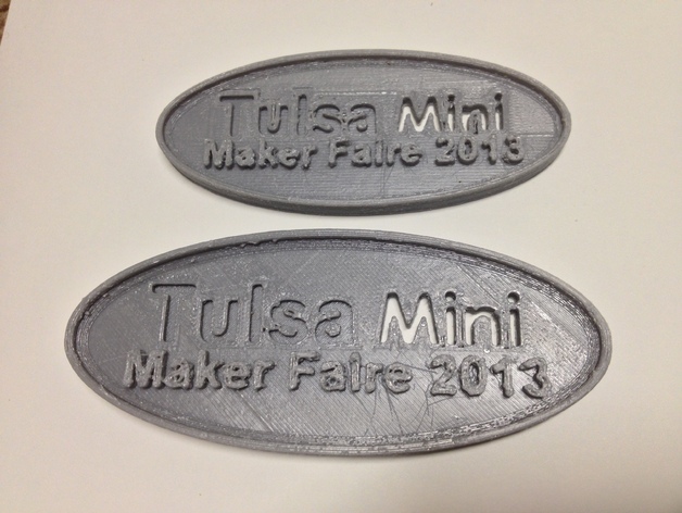 Tulsa Mini Maker Faire Emblem or * Bling, Bling *